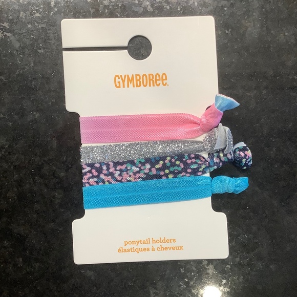 Ponytail Holders Hair Ties Elastic Set of 4 - Picture 1 of 3